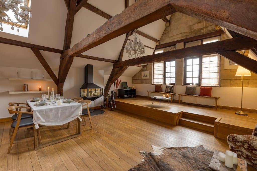 Chic Penthouse Grand-Place Bryssel Exteriör bild