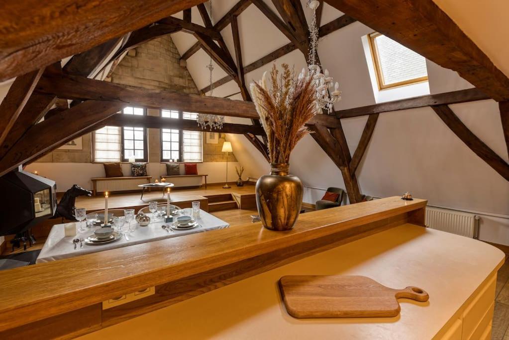 Chic Penthouse Grand-Place Bryssel Exteriör bild