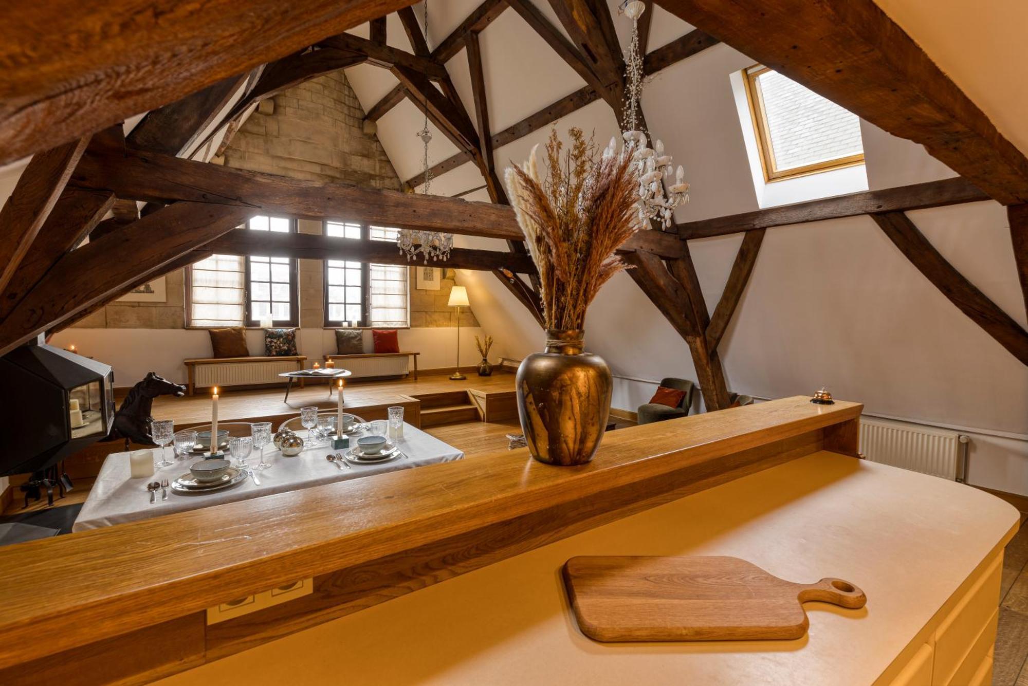 Chic Penthouse Grand-Place Bryssel Exteriör bild