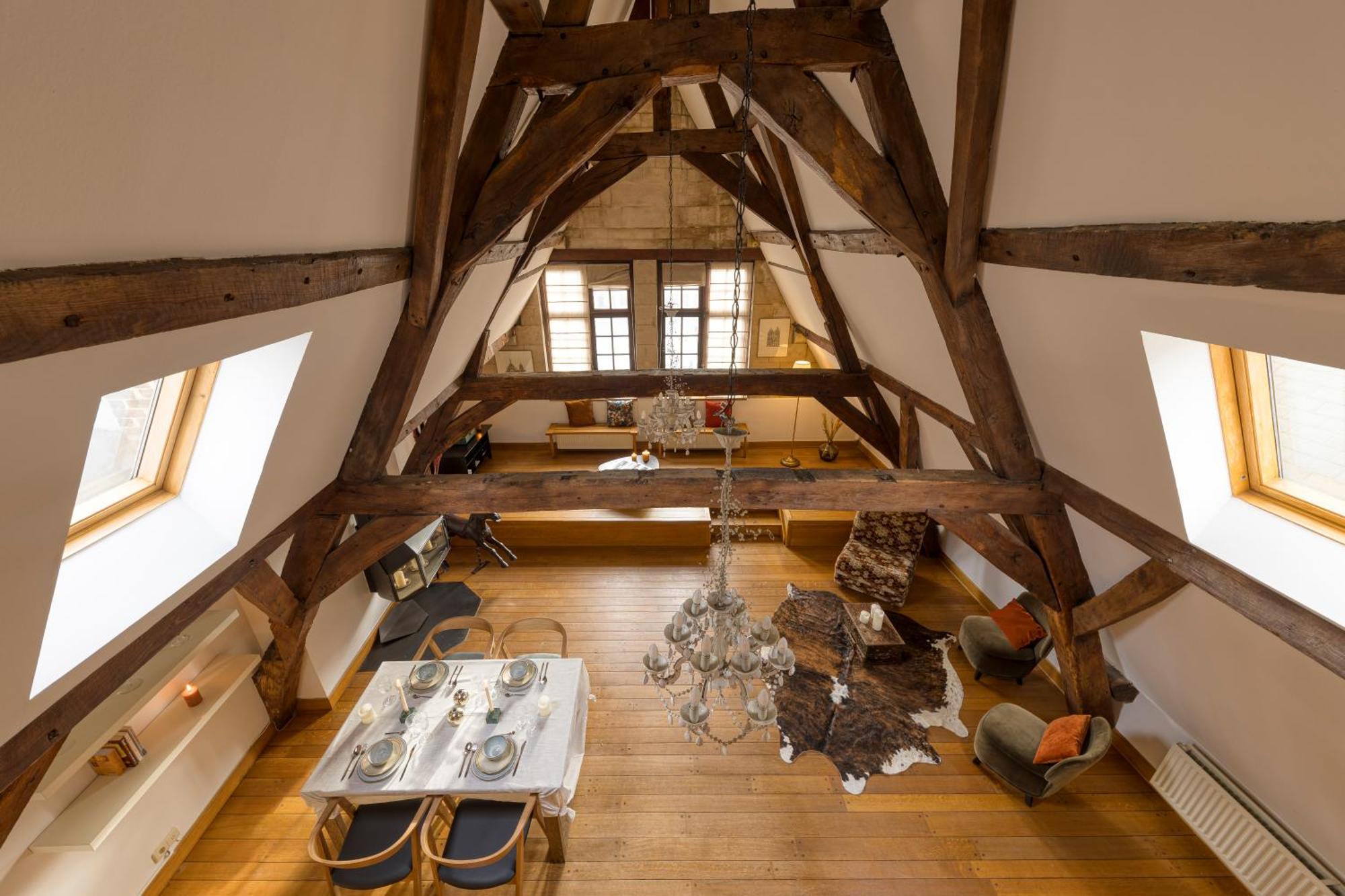 Chic Penthouse Grand-Place Bryssel Exteriör bild
